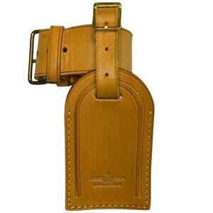 EUC - Louis Vuitton Vachetta Poignet & Luggage Tag